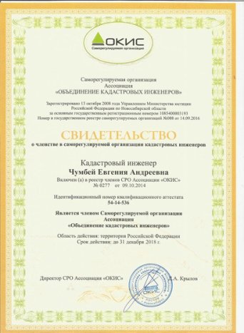 Свидетельство СРО 2018